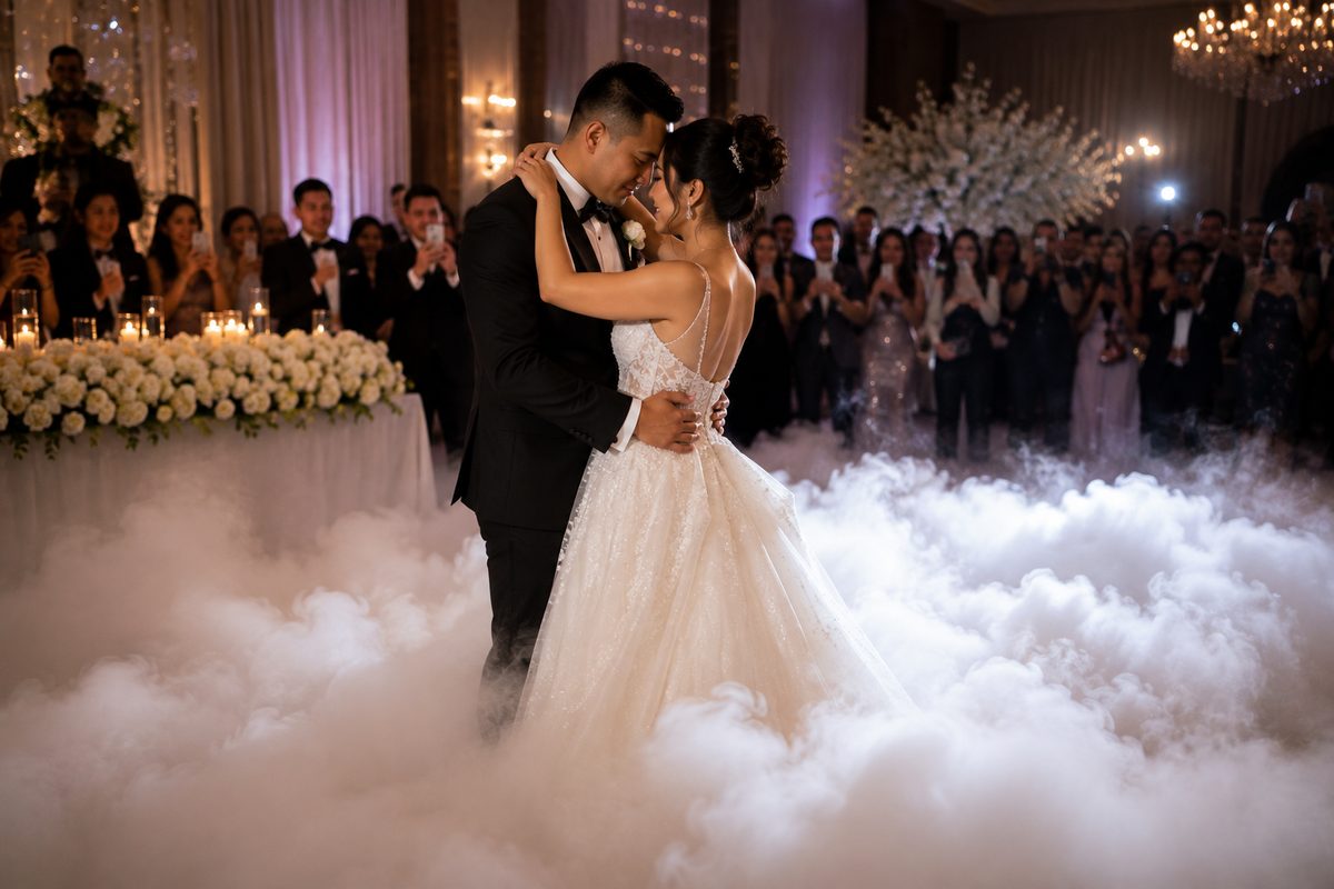 Dry ice fog for weddings and events in Melbourne